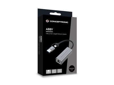 Netwerk adapter Conceptronic ABBY08G Netwerk adapter Conceptronic ABBY08G