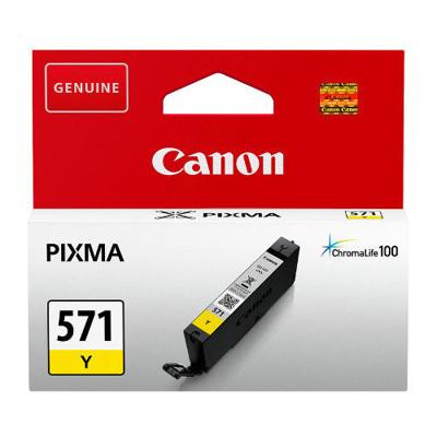 Canon inktcartridge CLI-571Y, 173 foto's, OEM 0388C001, geel