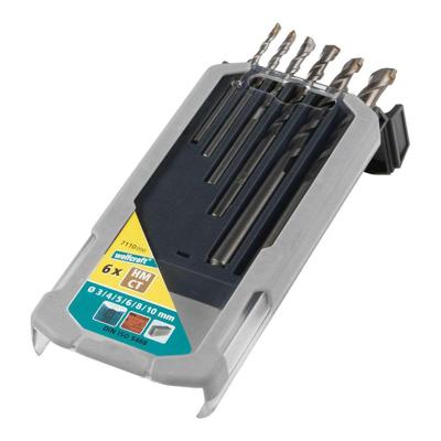 Wolfcraft Betonboorset | Hardmetaal-voorzien | Ø3-10mm | 6-delig | 1 set - 7110000 Wolfcraft Betonboorset | Hardmetaal-voorzien | Ø3-10mm | 6-delig | 1 set - 7110000