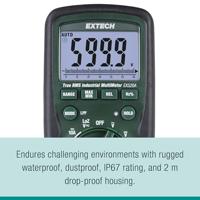 Extech Extech EX520A Multimeter Digitaal CAT IV 600 V Weergave (counts): 6000 - thumbnail