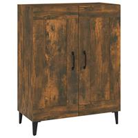 Dressoir 69,5x34x90 cm bewerkt hout gerookt eikenkleurig - thumbnail