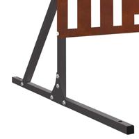 VidaXL Privacyscherm grijs 100 x 50 x 180 cm cortenstaal - thumbnail