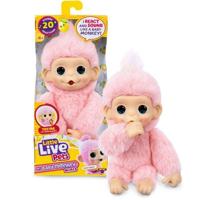 Pluche speelgoed - LITTLE LIVE PETS - Mijn mini-aapje - Roze - Geschikt voor kinderen vanaf 4 jaar - thumbnail