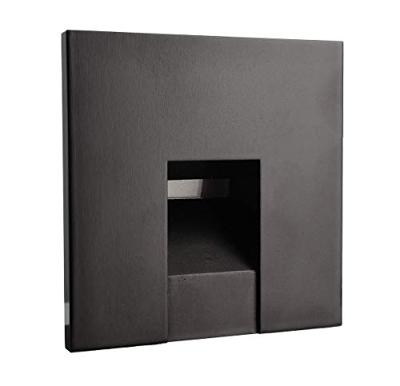 Deko Light Abdeckung eckig schwarz für Alwaid 930484 Afdekking