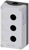 Siemens 3SU1803-0AA00-0AB1 Lege behuizing 3 inbouwplaatsen (l x b x h) 154 x 85 x 64 mm Zonder markering Grijs 1 stuk(s) - thumbnail