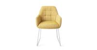 Jesper Home Noto eetkamerstoel Bumble Bee slide white - thumbnail