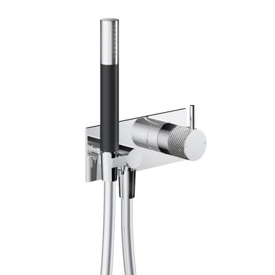 Inbouw Douchemengkraan Hotbath Cobber X Met Doucheslang en Handdouche Chroom Inbouw Douchemengkraan Hotbath Cobber X Met Doucheslang en Handdouche Chroom