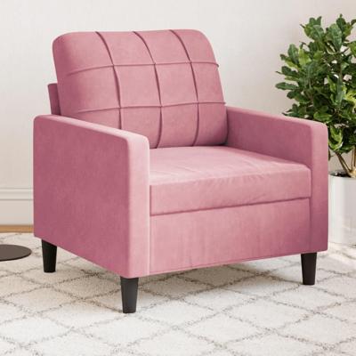Fauteuil 60 cm fluweel roze Fauteuil 60 cm fluweel roze