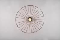 Plafondlamp Chapeau zwart mat Excl. 1x E27 7W - thumbnail