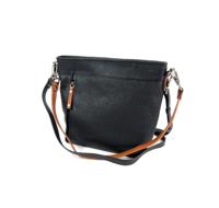 Berba leren Hobo Schoudertas Chamonix Zwart - thumbnail