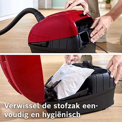 Bosch BGBS4PET1 ProAnimal Stofzuiger 600W Rood/Zwart