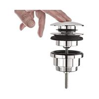 Afvoerplug Tres Selection | 5/4" | Click waste | Messing | Rond | Chroom - thumbnail