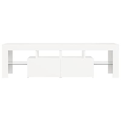 Tv-meubel met LED-verlichting 140x35x40 cm wit Tv-meubel met LED-verlichting 140x35x40 cm wit