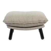 Zuiver Hocker 'Lazy Sack' Stof, kleur Lichtgrijs - thumbnail