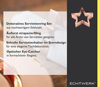 ECHTWERK Tafel accessoires (servetringen van ed, Brons, 4-delig) - thumbnail