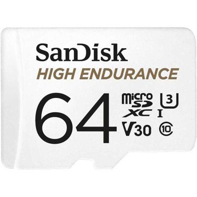 SanDisk High Endurance microSDXC 64 GB geheugenkaart SanDisk High Endurance microSDXC 64 GB geheugenkaart
