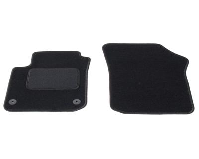 Automatten voorzijde - zwart stof - Vw Up, Skoda Citigo, Seat Mii vanaf 2011