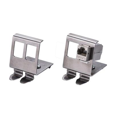 ROLINE DIN-rail adapter, leeg, voor 2 keystones