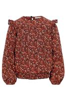 LOOXS Little Meisjes top crinkel - Mini wild bloemen - thumbnail