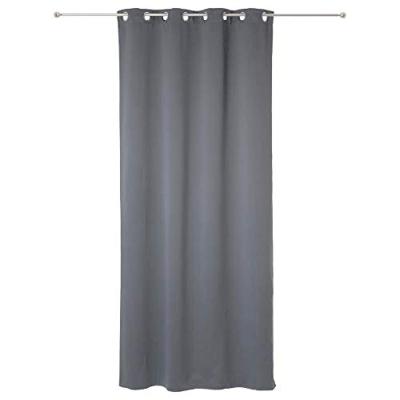 Gordijnen Atmosphera Ondoorzichtig Grijs Polyester 2 Stuks (135 x 240 cm)