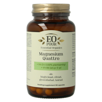 Magnesium quattro puur 60 Vegetarische capsules - thumbnail