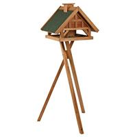 TRIXIE NATURA VOEDERHUIS MET STANDAARD BRUIN 54X40X48 CM / 145 CM - thumbnail