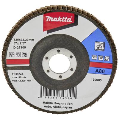 Makita Accessoires Lamellenschuurschijf 125mm A80 - D-27109 D-27109
