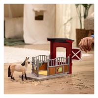 schleich FARM WORLD ponybox met mustangmerrie 42724 - thumbnail