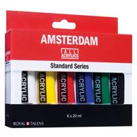 Bruynzeel Amsterdam acrylverf standard set, 6dlg. - thumbnail