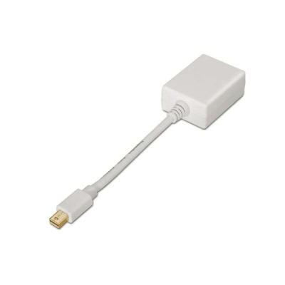 AISENS A125-0136 Mini DP op SVGA en mDP/M-SVGA-converter 15 cm, wit