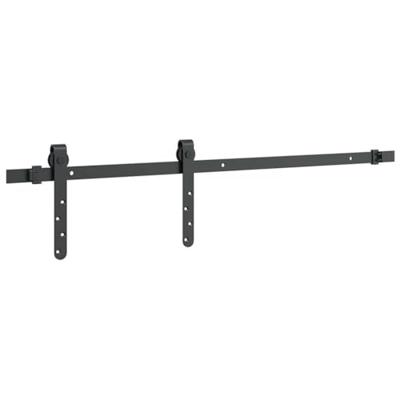VidaXL Ophangset voor schuifdeur 91 cm koolstofstaal VidaXL Ophangset voor schuifdeur 91 cm koolstofstaal