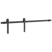 VidaXL Ophangset voor schuifdeur 91 cm koolstofstaal - thumbnail