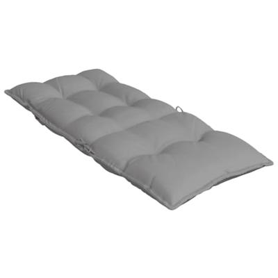 VidaXL Stoelkussens 6 st hoge rug oxford stof grijs VidaXL Stoelkussens 6 st hoge rug oxford stof grijs