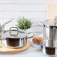 Kookpot BRA PROFESIONAL Roestvrij staal Ø 12 cm Grijs Zilverkleurig 500 ml - thumbnail