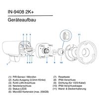 INSTAR IN-9408 2K+ LAN/POE ws 101667 IP Bewakingscamera LAN 2560 x 1440 Pixel - thumbnail
