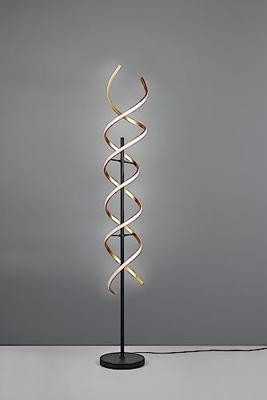 Trio Design vloerlampSequence zwart met goud - 441810208