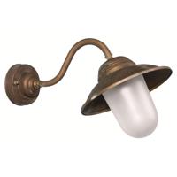 Franssen Muur stallampMaritime landelijk 22cm koperbruin - 231970 - thumbnail