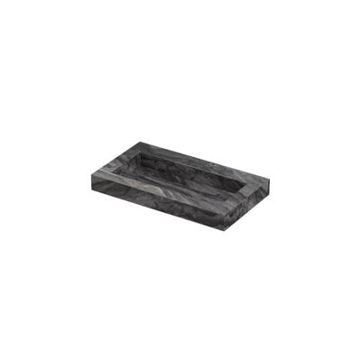 INK Pitch Wastafel keramische slab bak met drain en front en side skirts zonder kraangat 80x45x9 Venice brown glossy INK Pitch Wastafel keramische slab bak met drain en front en side skirts zonder kraangat 80x45x9 Venice brown glossy
