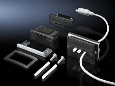 Rittal SZ 2400.500 Kabeldoorvoeringsplaat Drievoudig Klem-Ø (max.): 6 mm Kunststof Zwart (RAL 9005) 5 stuk(s)