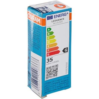 Osram Halogeen Insteeklampje - Warm wit licht - Dimbaar - 33W vervangt 40W