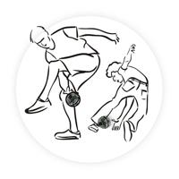 Lichtgevende vliegende bal - BUKI meerkleurig - thumbnail