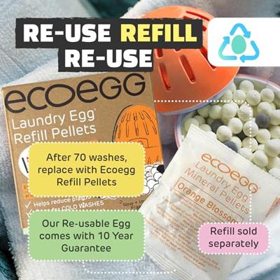 Ecoegg Wasbal - orange blossom - 70 wasjes - thumbnail