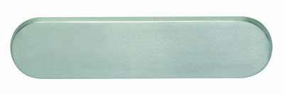 Intersteel Briefplaat ovaal verdekt naar buitendraaiend - RVS