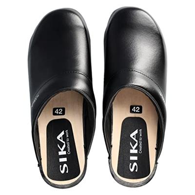 SIKA 148 Klomp Traditionel Open Hak PU Zwart - Maat 42 - 16.089.076.42 SIKA 148 Klomp Traditionel Open Hak PU Zwart - Maat 42 - 16.089.076.42