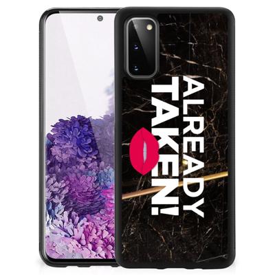 Samsung Galaxy S20 Hoesje met Quotes Already Taken Black