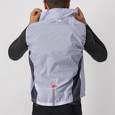 Castelli Squadra stretch mouwloos vest zilvergrijs heren L