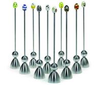 Neem 2 Clack met keramisch ei in verschillende motieven. - thumbnail