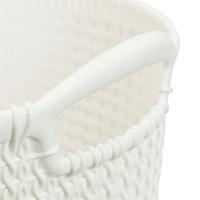 Curver opbergmand knit rond l 30 l crèmewit - thumbnail