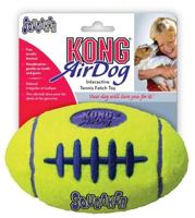 KONG AIRDOG FOOTBALL GEEL SMALL 9X5,5 CM - thumbnail