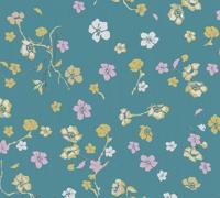 Livingwalls House of Turnowsky - Turquoise - Floral - 389072 - thumbnail